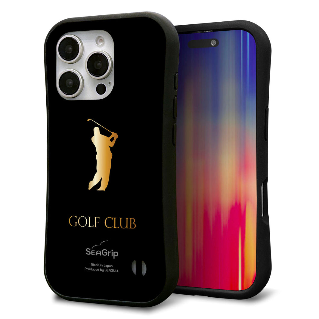 iPhone16 Pro スマホケース 「SEA Grip」 グリップケース Sライン 【610 GOLFCLUB】 UV印刷