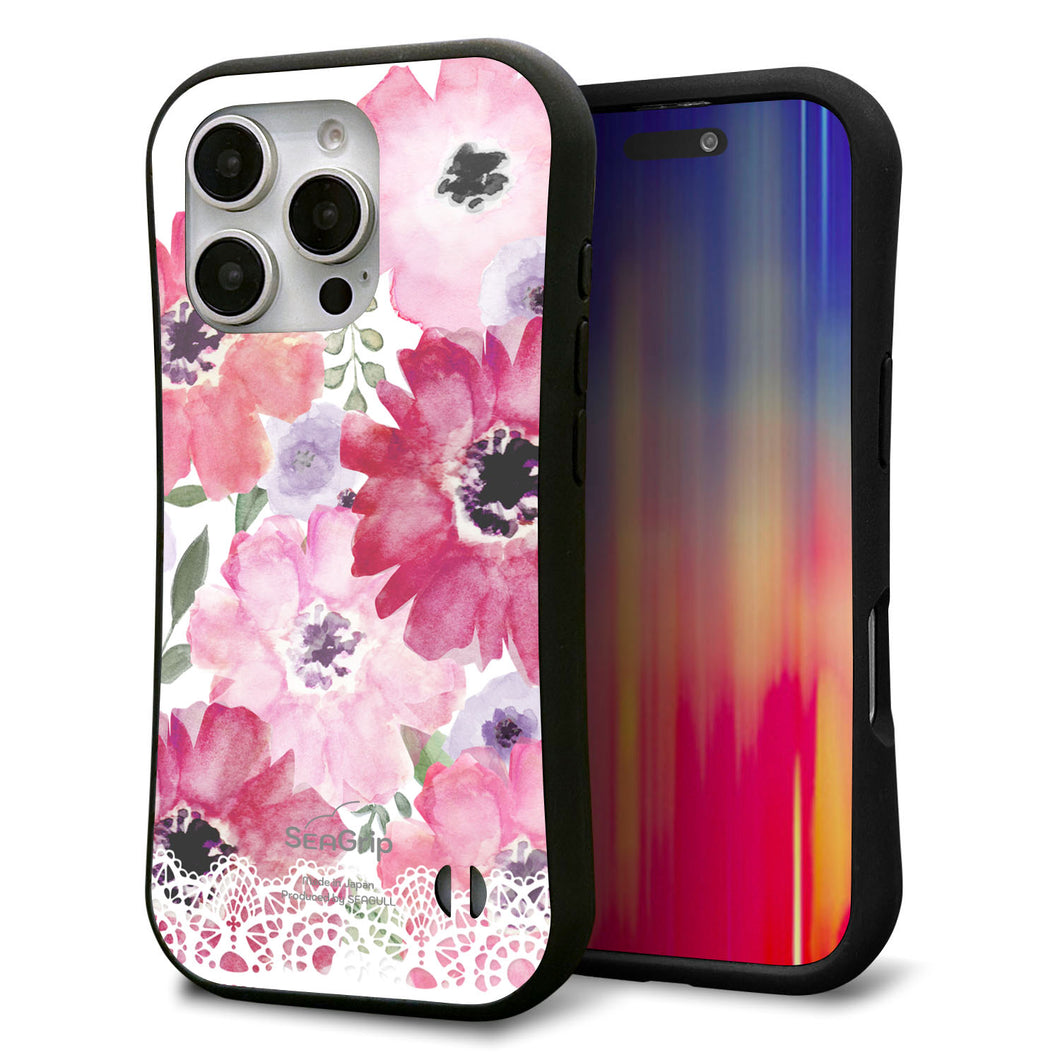 iPhone16 Pro スマホケース 「SEA Grip」 グリップケース Sライン 【SC943 ドゥ・パフューム1】 UV印刷