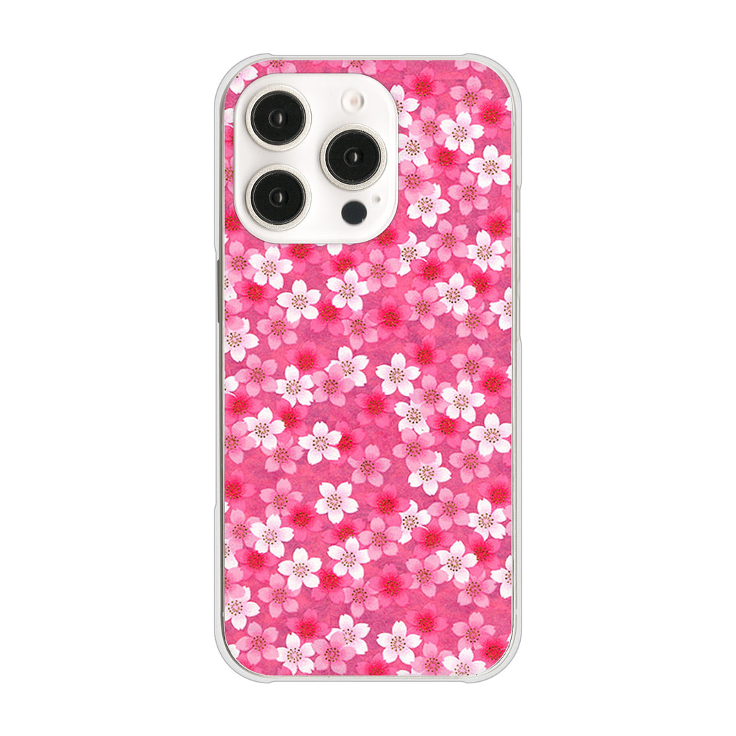 iPhone16 Pro 高画質仕上げ 背面印刷 ハードケースリバティプリント