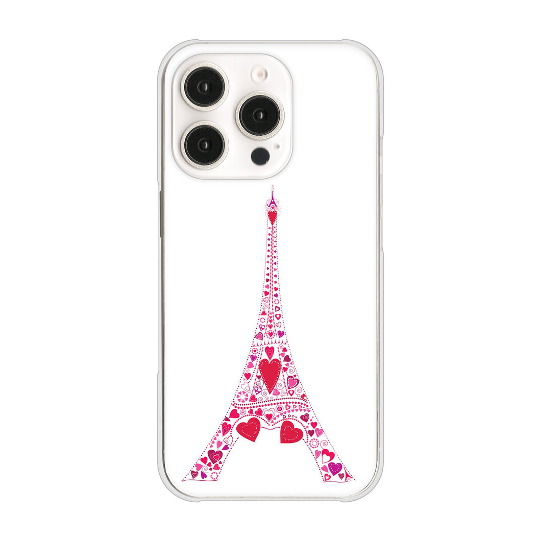 iPhone16 Pro 高画質仕上げ 背面印刷 ハードケースLOVE フランス