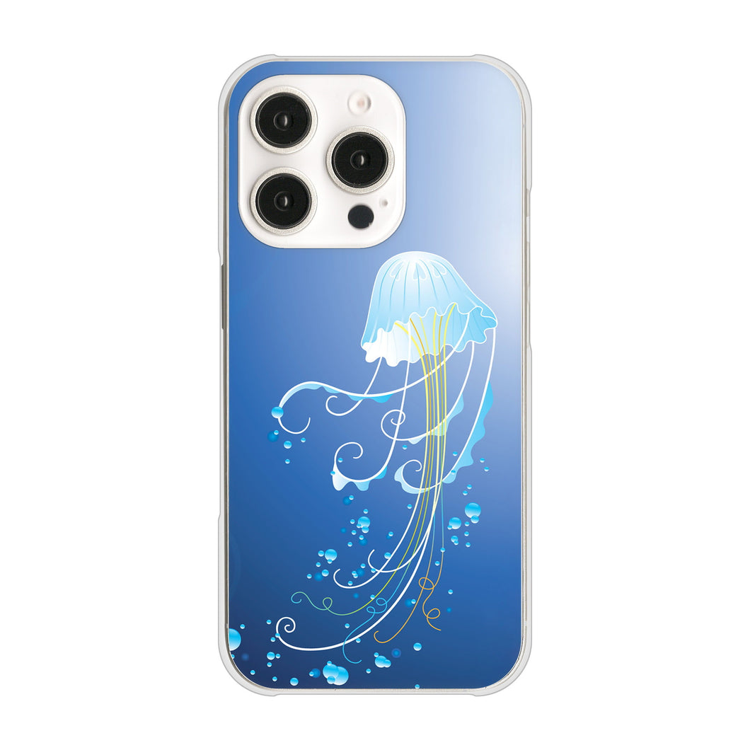 iPhone16 Pro 高画質仕上げ 背面印刷 ハードケース 【362 ジェリーフィシュ】