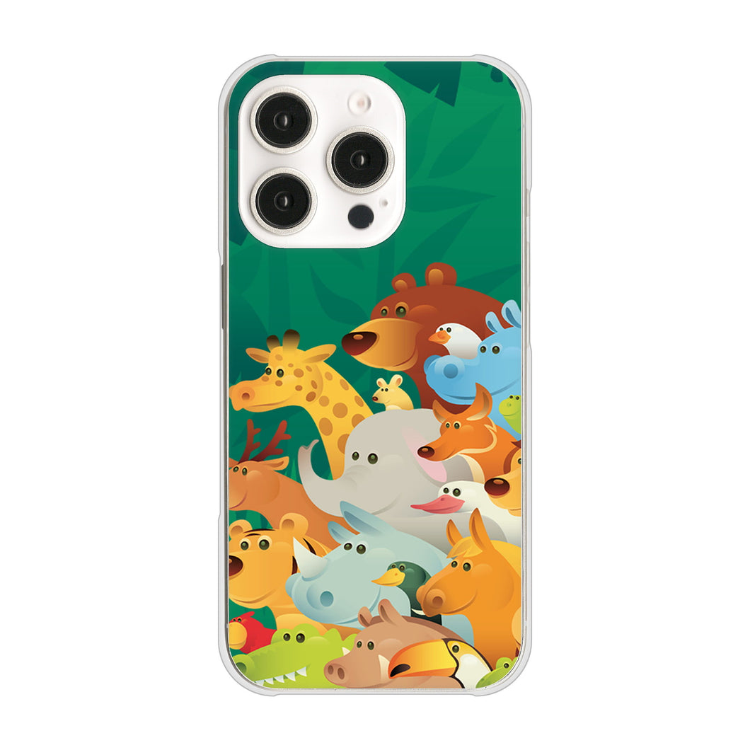 iPhone16 Pro 高画質仕上げ 背面印刷 ハードケース 【370 全員集合】