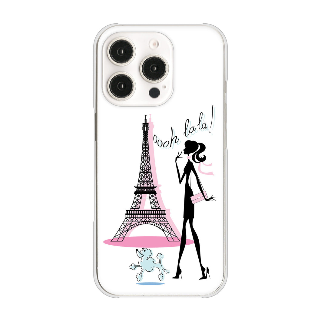 iPhone16 Pro 高画質仕上げ 背面印刷 ハードケースLOVE フランス