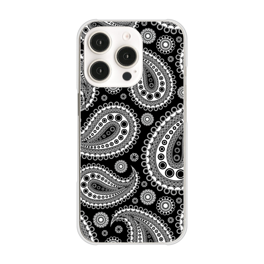 iPhone16 Pro 高画質仕上げ 背面印刷 ハードケースペイズリー