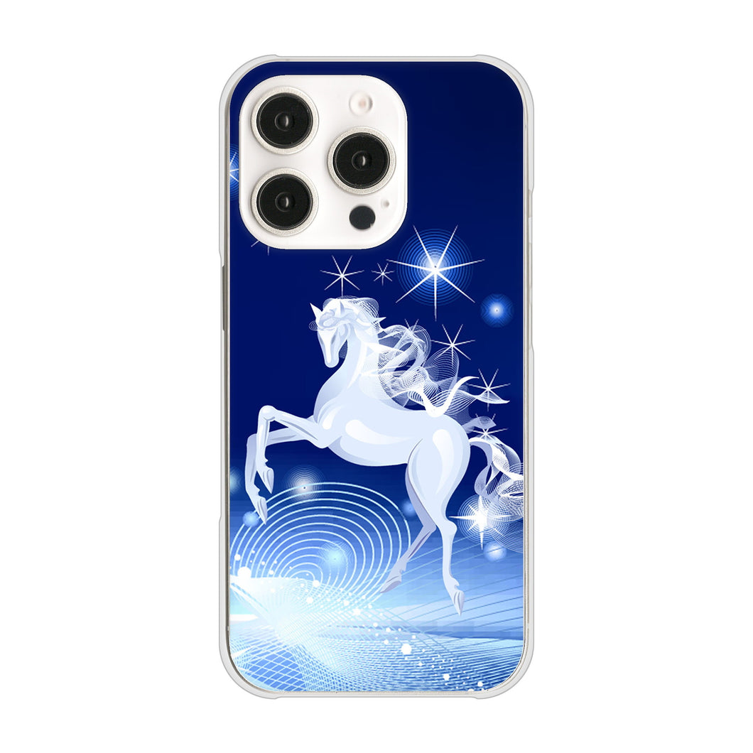 iPhone16 Pro 高画質仕上げ 背面印刷 ハードケース 【436 ペガサス】