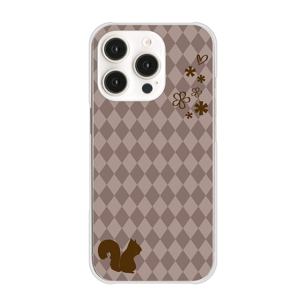 iPhone16 Pro 高画質仕上げ 背面印刷 ハードケース 【515 リス】