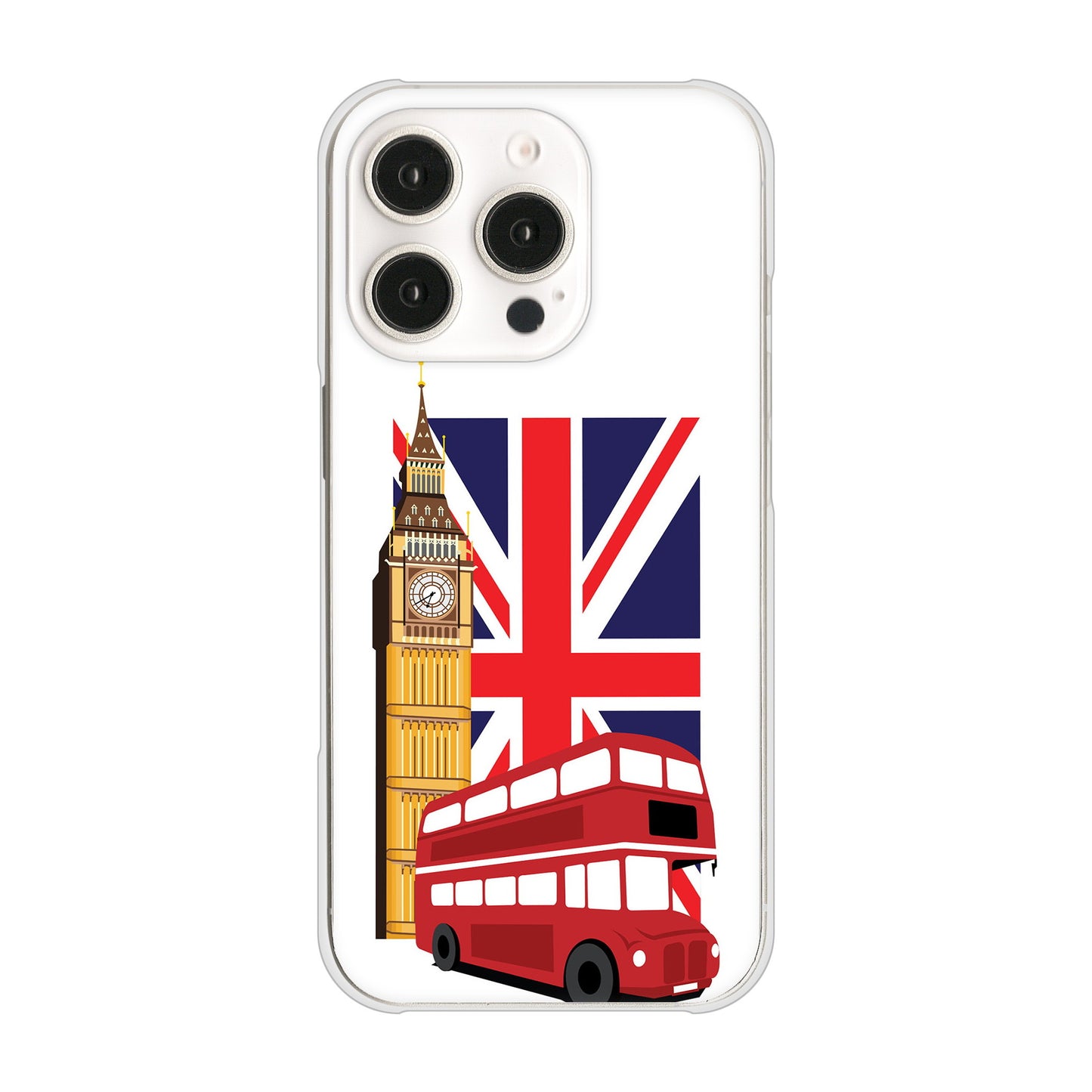 iPhone16 Pro 高画質仕上げ 背面印刷 ハードケースイギリスの風景