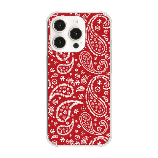 iPhone16 Pro 高画質仕上げ 背面印刷 ハードケースペイズリー