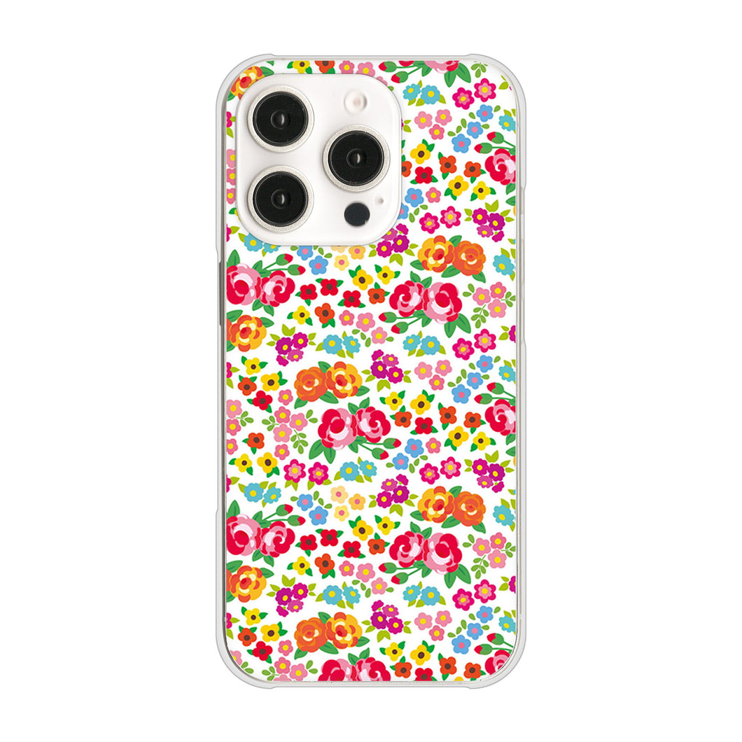 iPhone16 Pro 高画質仕上げ 背面印刷 ハードケースリバティプリント