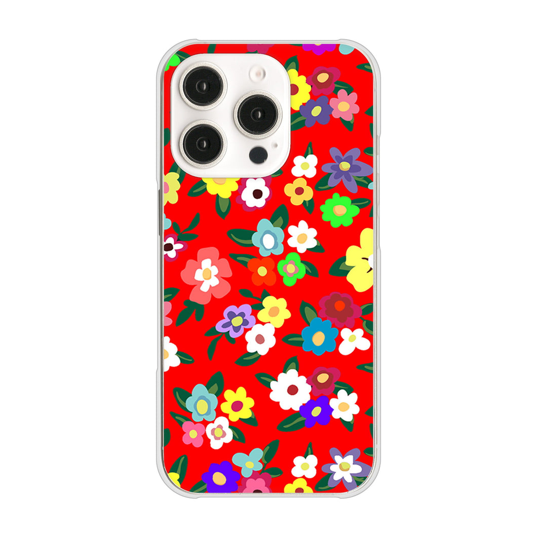 iPhone16 Pro 高画質仕上げ 背面印刷 ハードケースリバティプリント