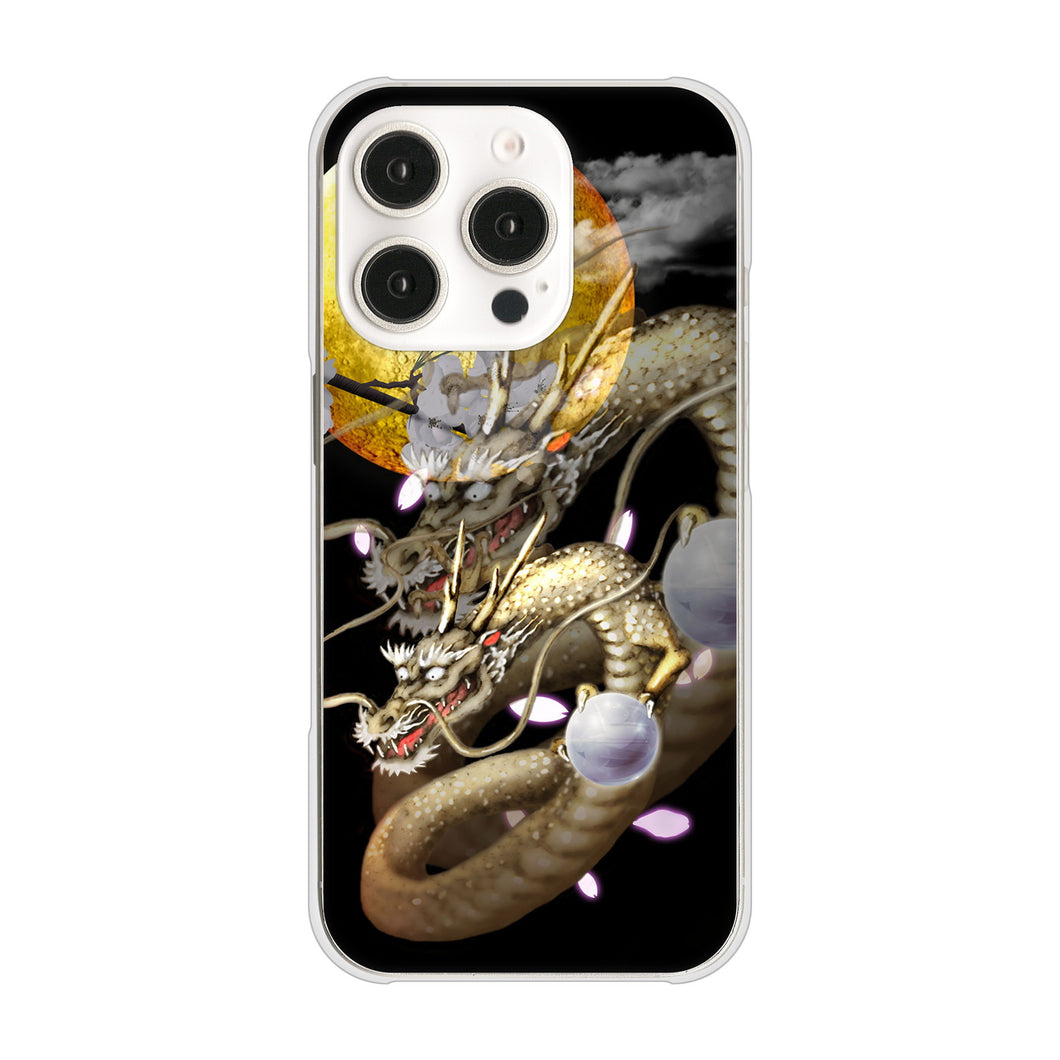 iPhone16 Pro 高画質仕上げ 背面印刷 ハードケース龍