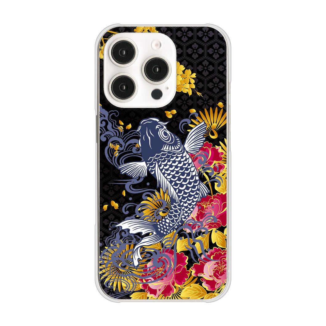 iPhone16 Pro 高画質仕上げ 背面印刷 ハードケース鯉