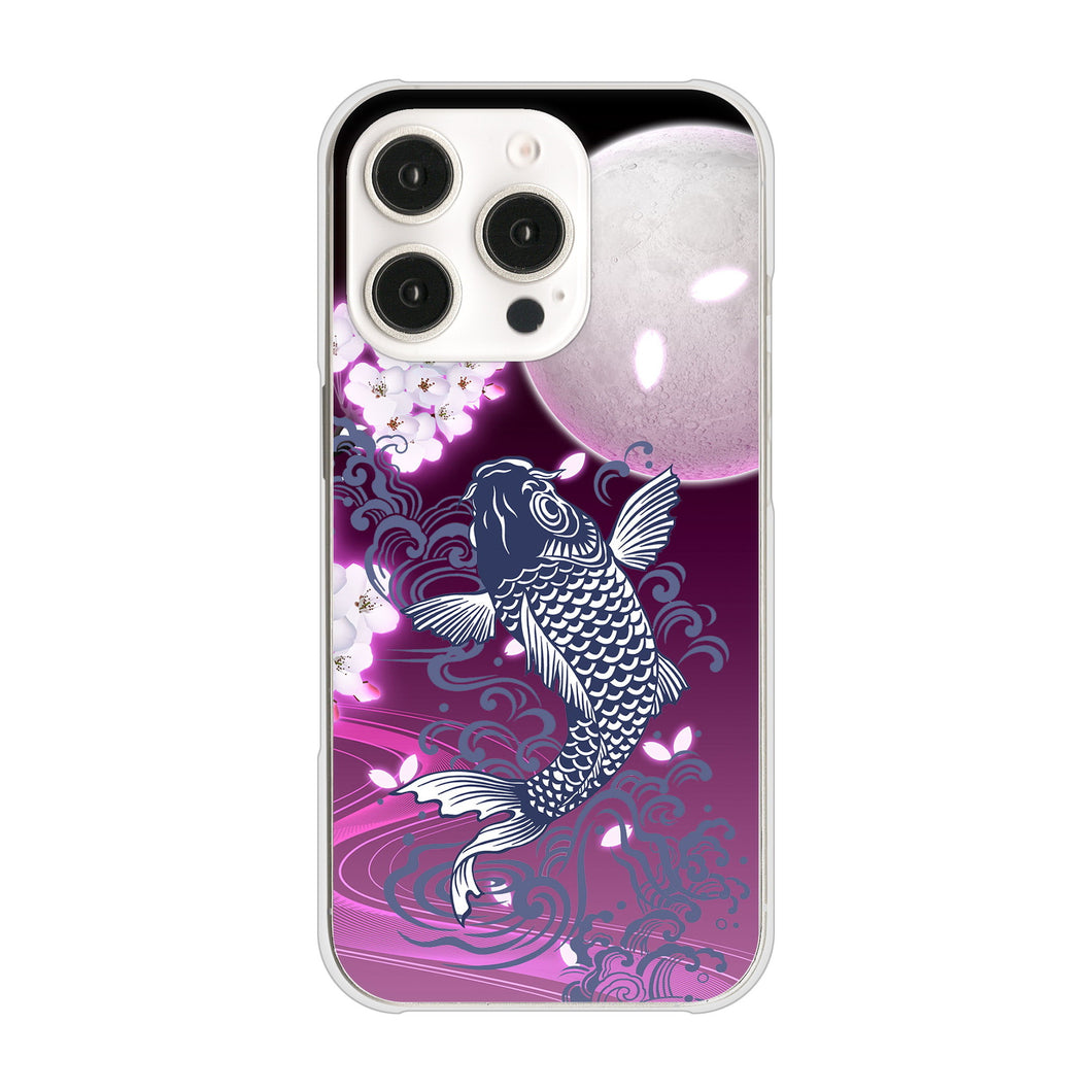 iPhone16 Pro 高画質仕上げ 背面印刷 ハードケース鯉