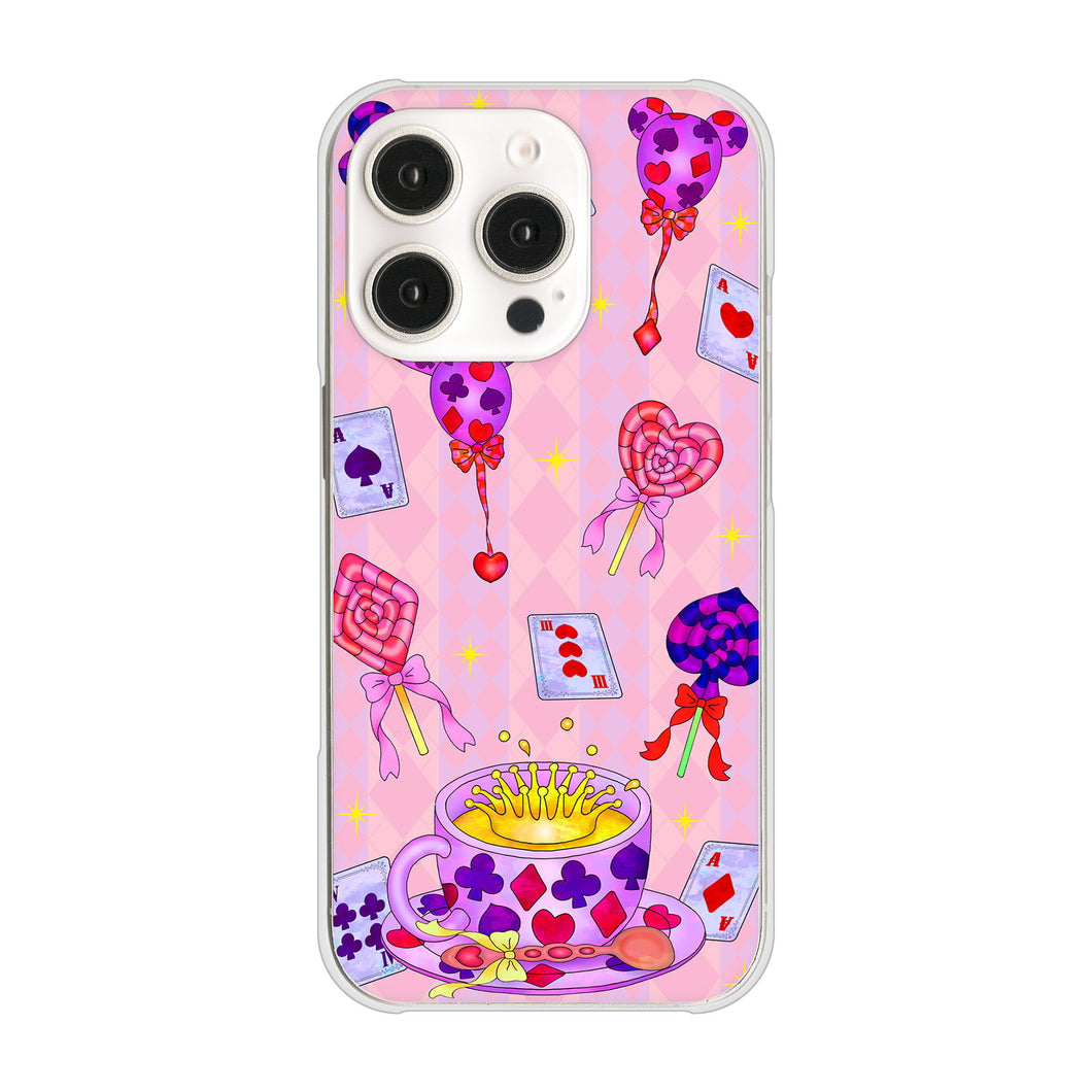 iPhone16 Pro 高画質仕上げ 背面印刷 ハードケースむかいあぐる トランプティー