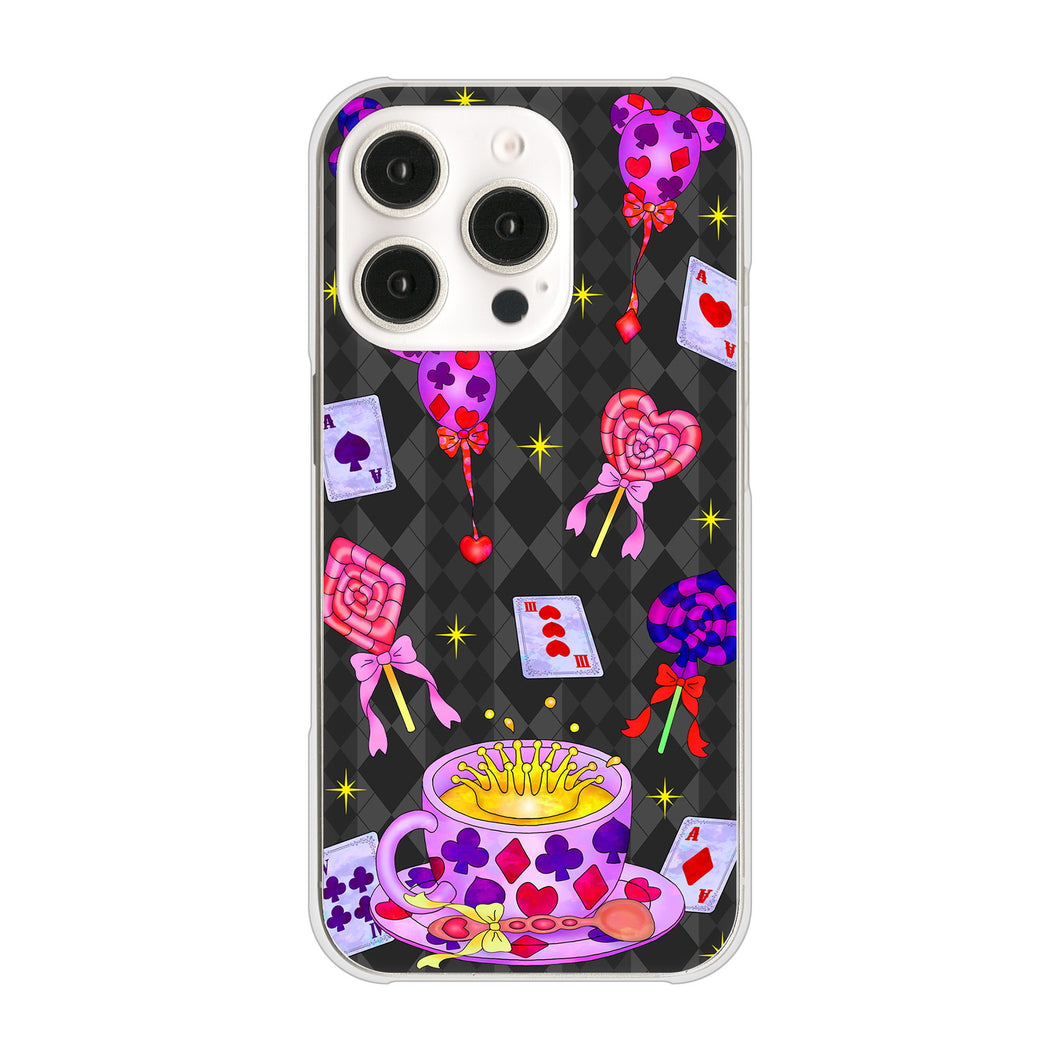 iPhone16 Pro 高画質仕上げ 背面印刷 ハードケースむかいあぐる トランプティー