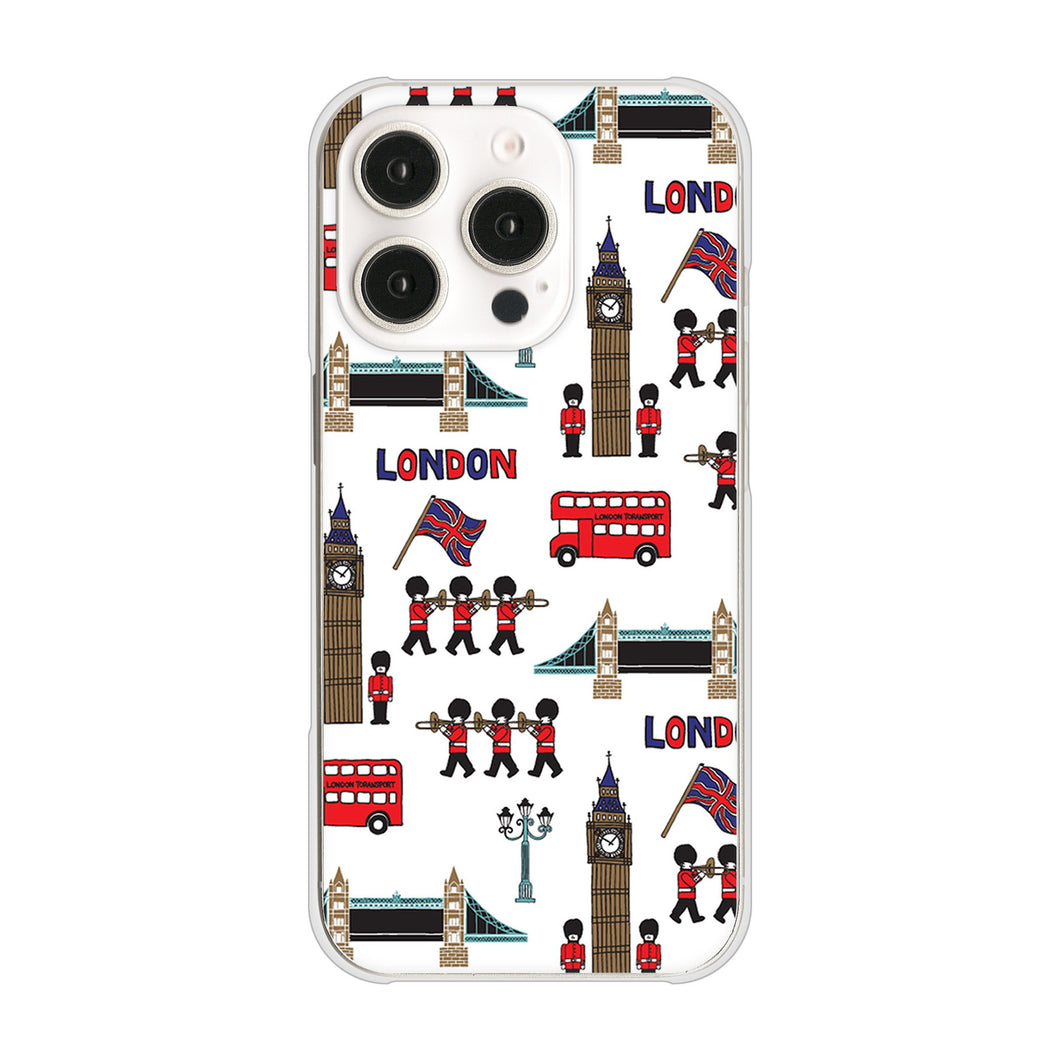 iPhone16 Pro 高画質仕上げ 背面印刷 ハードケース 【EK811 ロンドンの街】