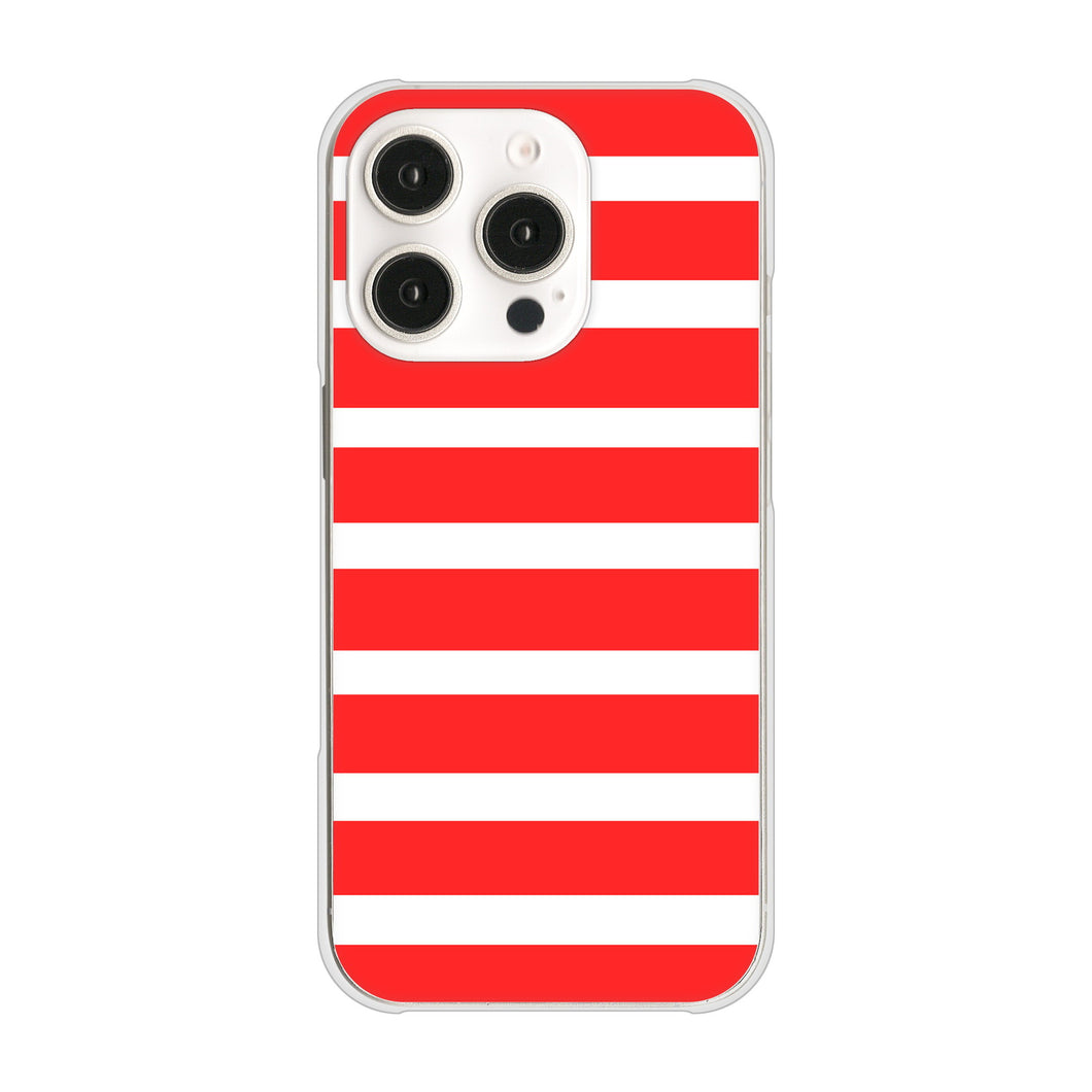 iPhone16 Pro 高画質仕上げ 背面印刷 ハードケースシンプルボーダー