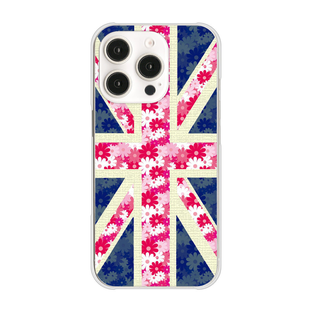 iPhone16 Pro 高画質仕上げ 背面印刷 ハードケースユニオンジャック