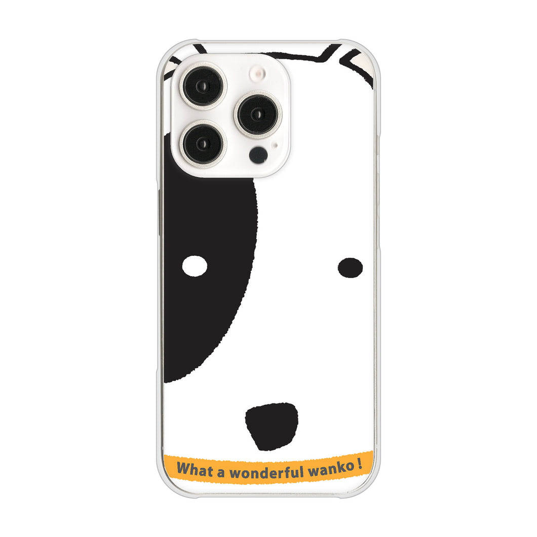 iPhone16 Pro 高画質仕上げ 背面印刷 ハードケース 【IA800 わんこ】