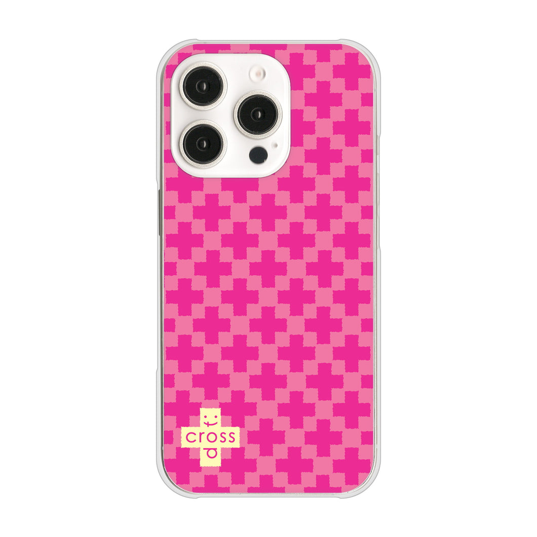 iPhone16 Pro 高画質仕上げ 背面印刷 ハードケースクロスドット