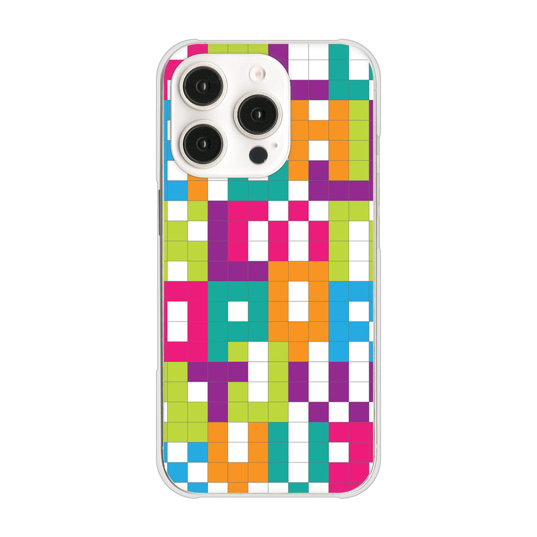 iPhone16 Pro 高画質仕上げ 背面印刷 ハードケース 【IB916 ブロックアルファベット】