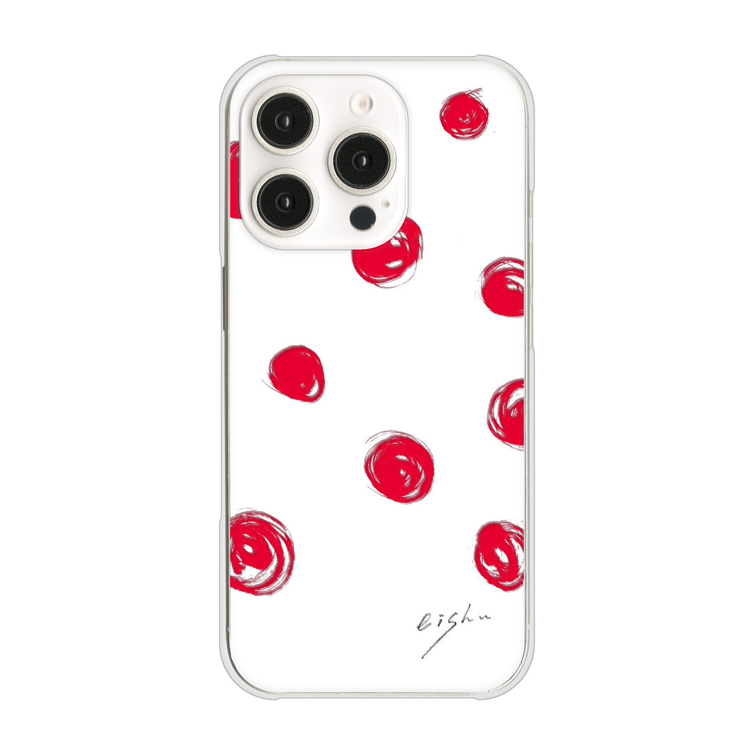 iPhone16 Pro 高画質仕上げ 背面印刷 ハードケース大野詠舟 手描きシンプル