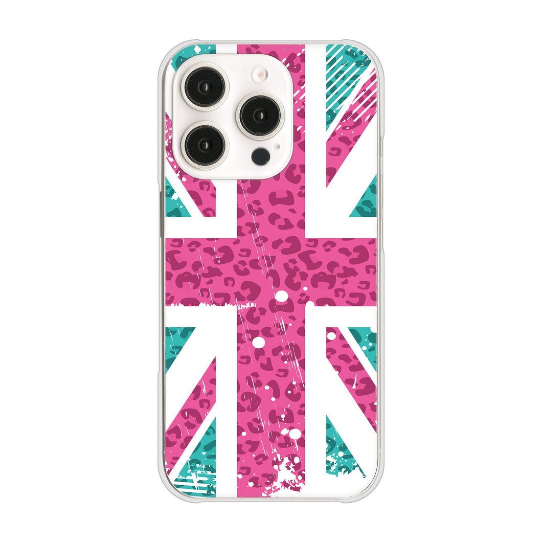 iPhone16 Pro 高画質仕上げ 背面印刷 ハードケースユニオンジャック