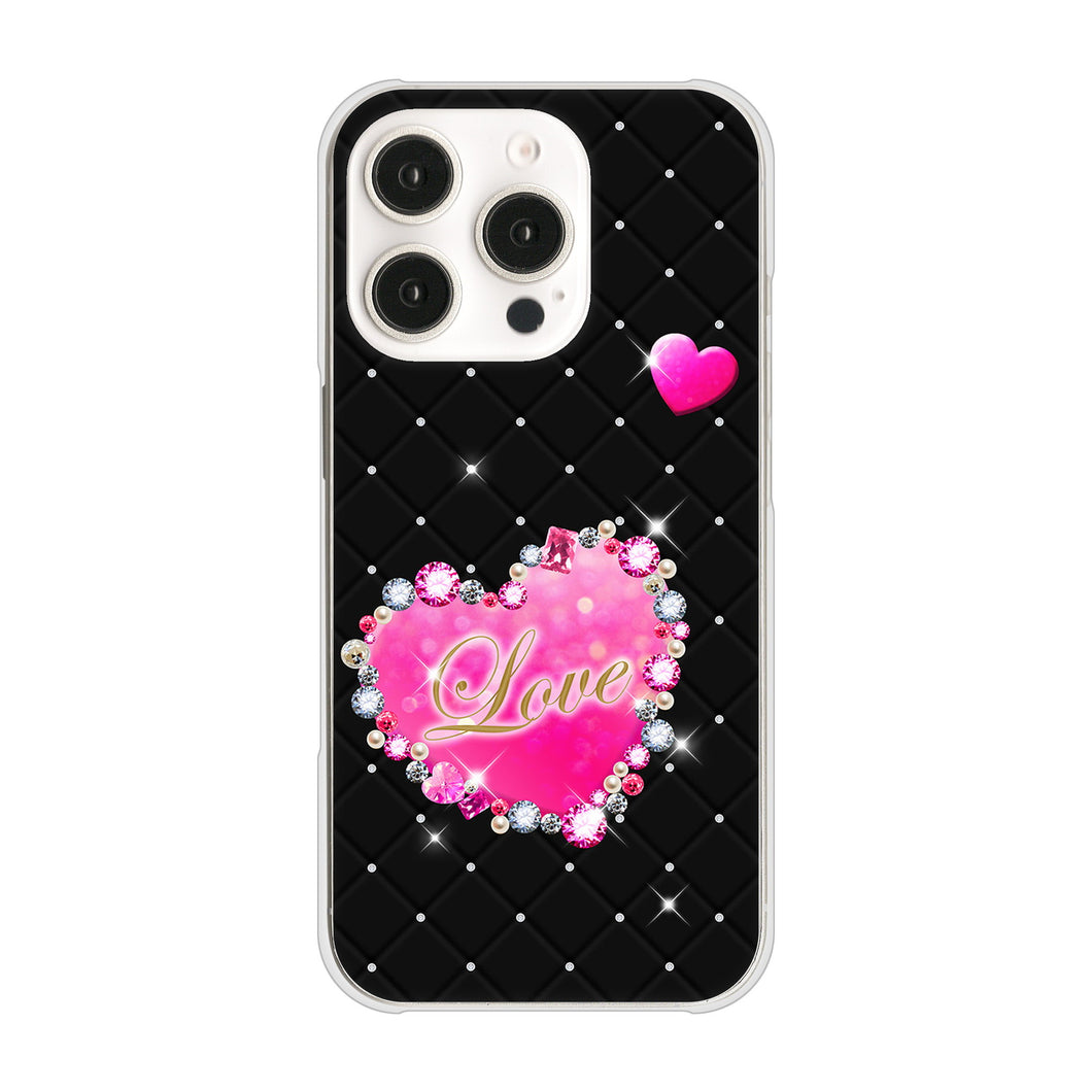 iPhone16 Pro 高画質仕上げ 背面印刷 ハードケーススワロデコ風プリント