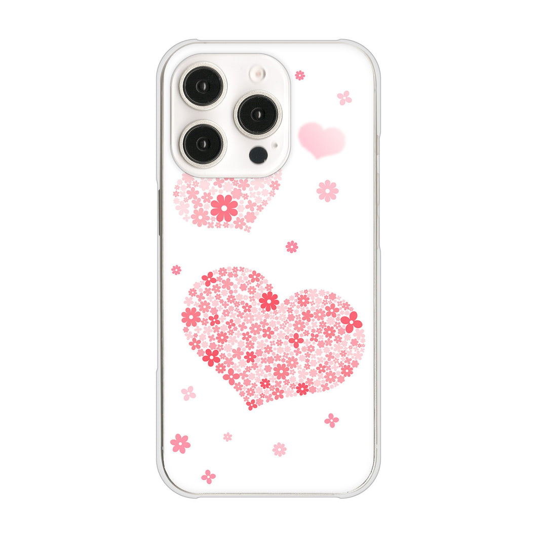iPhone16 Pro 高画質仕上げ 背面印刷 ハードケースビッグハート