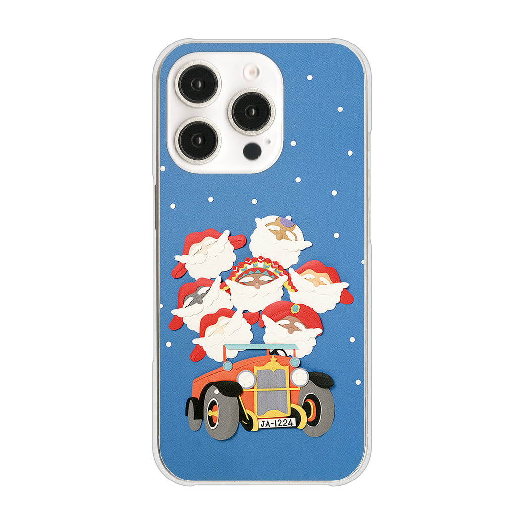 iPhone16 Pro 高画質仕上げ 背面印刷 ハードケースクリスマス