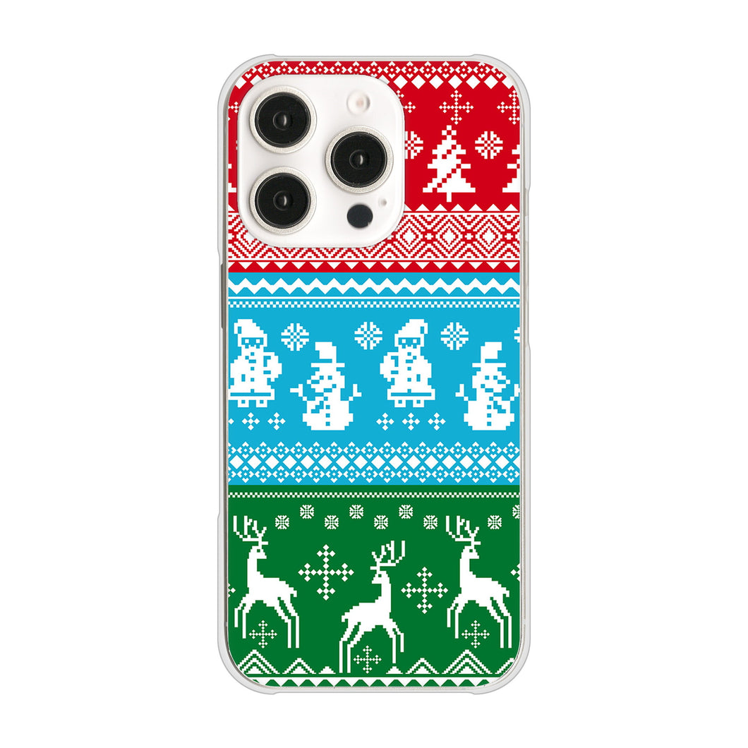 iPhone16 Pro 高画質仕上げ 背面印刷 ハードケースクリスマス