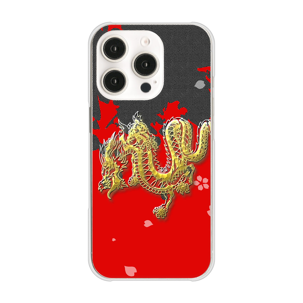 iPhone16 Pro 高画質仕上げ 背面印刷 ハードケース和竜