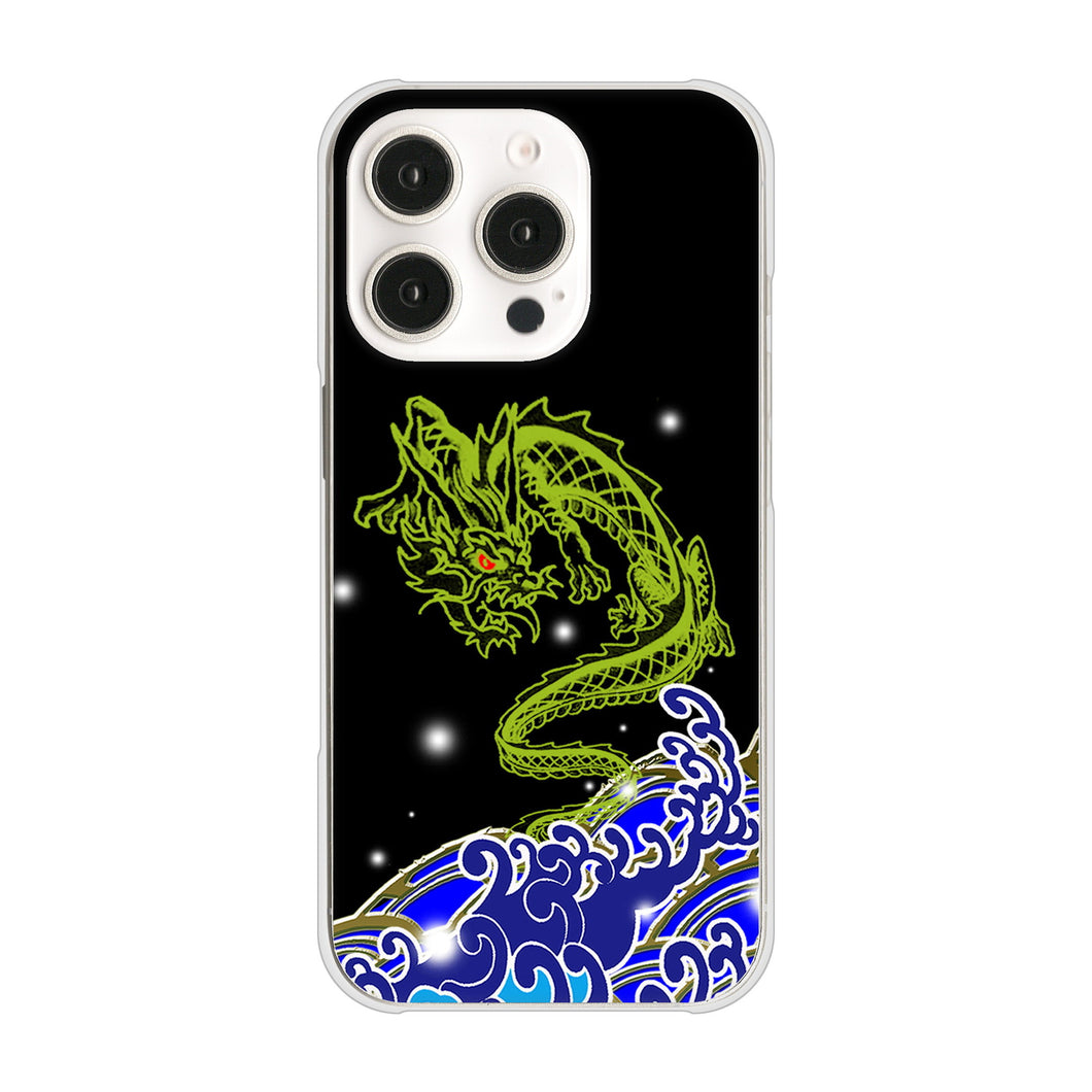 iPhone16 Pro 高画質仕上げ 背面印刷 ハードケース水竜