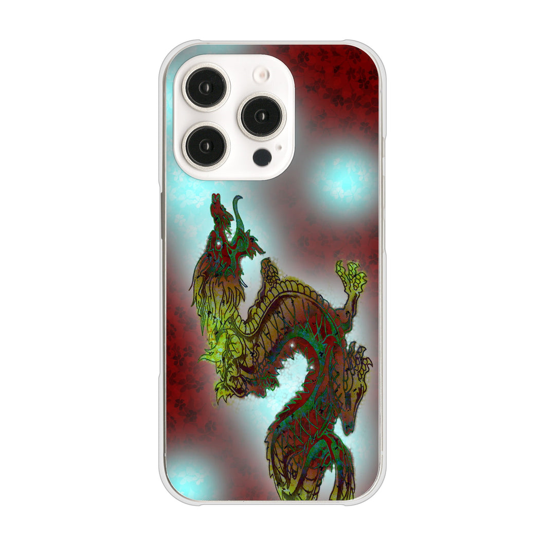 iPhone16 Pro 高画質仕上げ 背面印刷 ハードケース赤竜