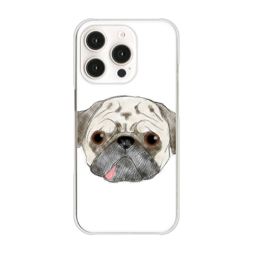 iPhone16 Pro 高画質仕上げ 背面印刷 ハードケースパグ