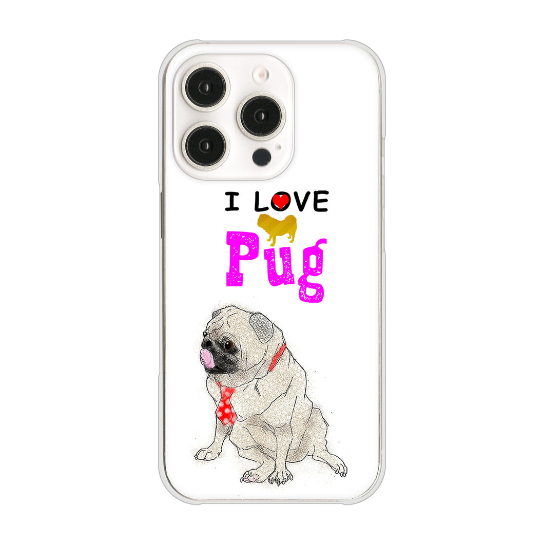 iPhone16 Pro 高画質仕上げ 背面印刷 ハードケースパグ