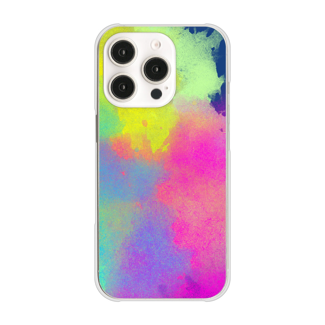iPhone16 Pro 高画質仕上げ 背面印刷 ハードケースパステルアート