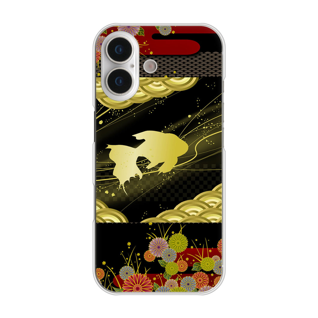 iPhone17 高画質仕上げ 背面印刷 ハードケース 【174 天の川の金魚】