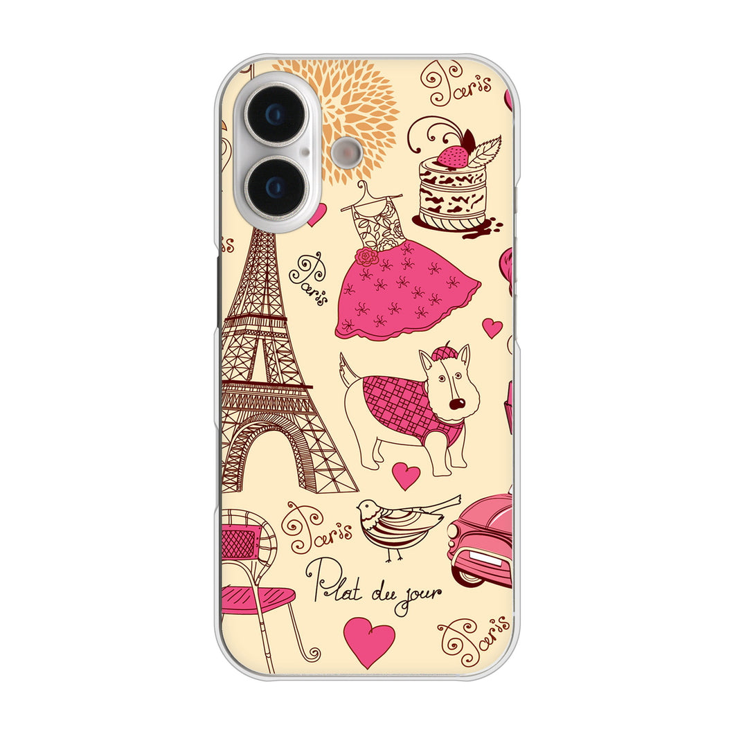 iPhone17 高画質仕上げ 背面印刷 ハードケースLOVE フランス