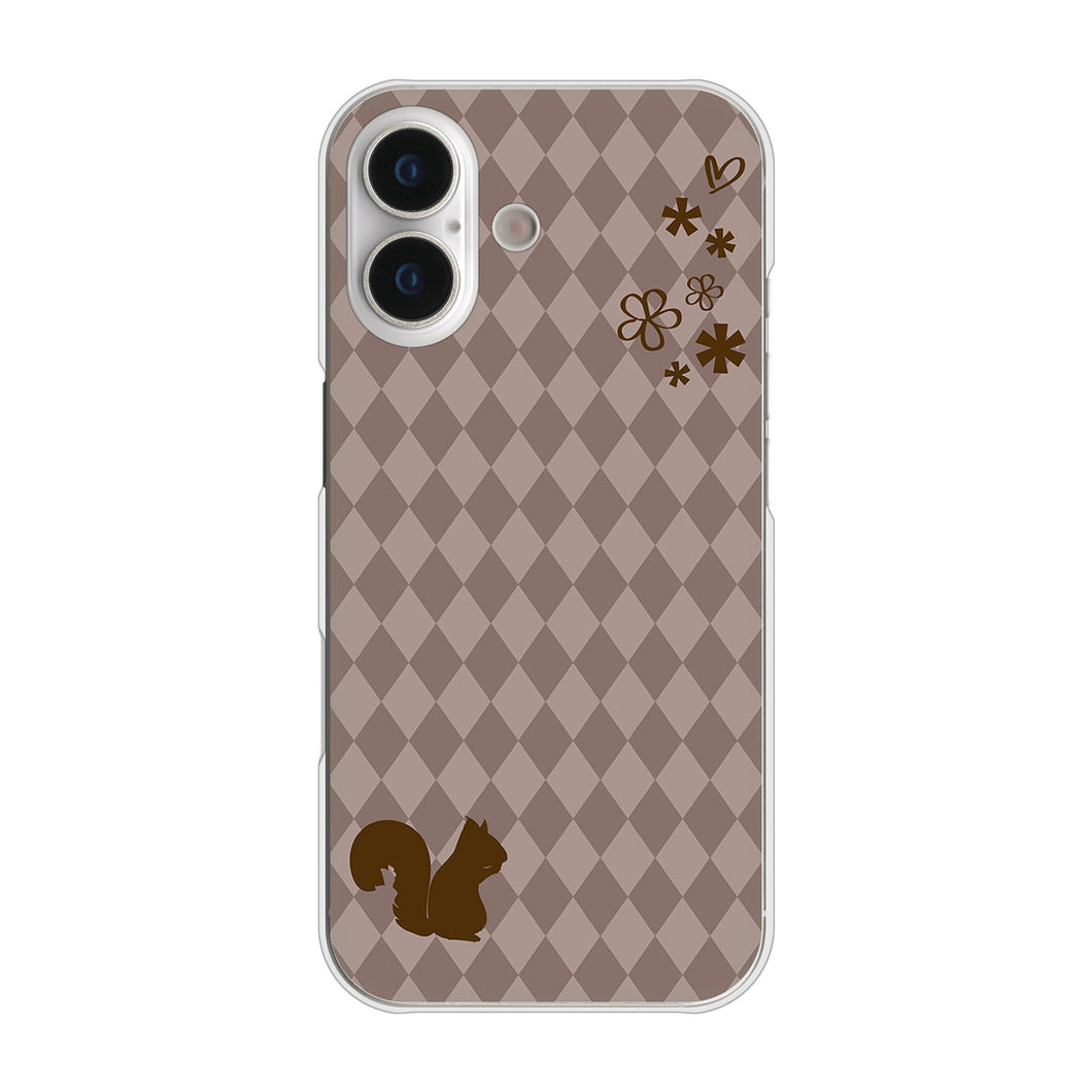 iPhone17 高画質仕上げ 背面印刷 ハードケース 【515 リス】