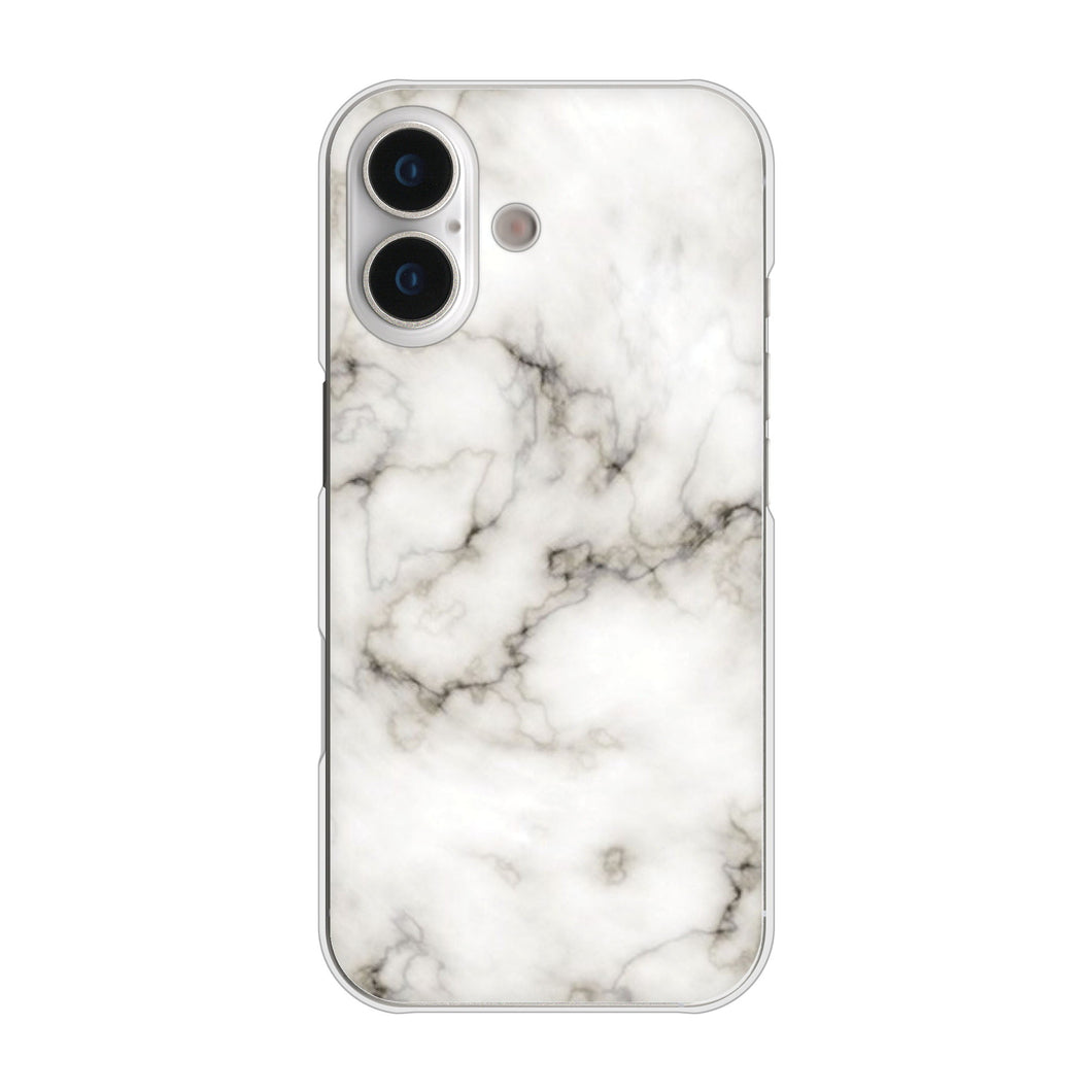 iPhone17 高画質仕上げ 背面印刷 ハードケース大理石BK