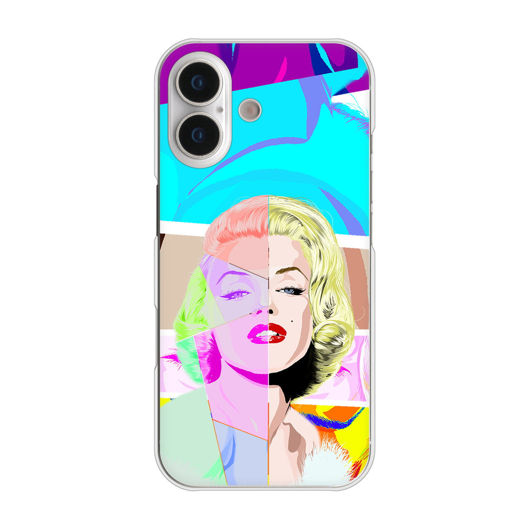 iPhone17 高画質仕上げ 背面印刷 ハードケースマリリンモンローデザイン