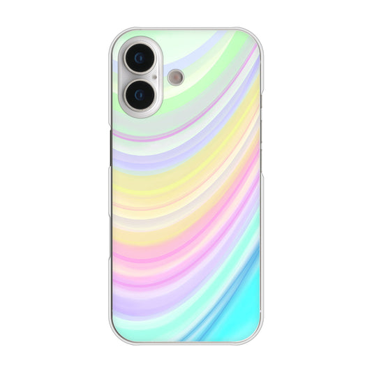 iPhone17 高画質仕上げ 背面印刷 ハードケースレインボー