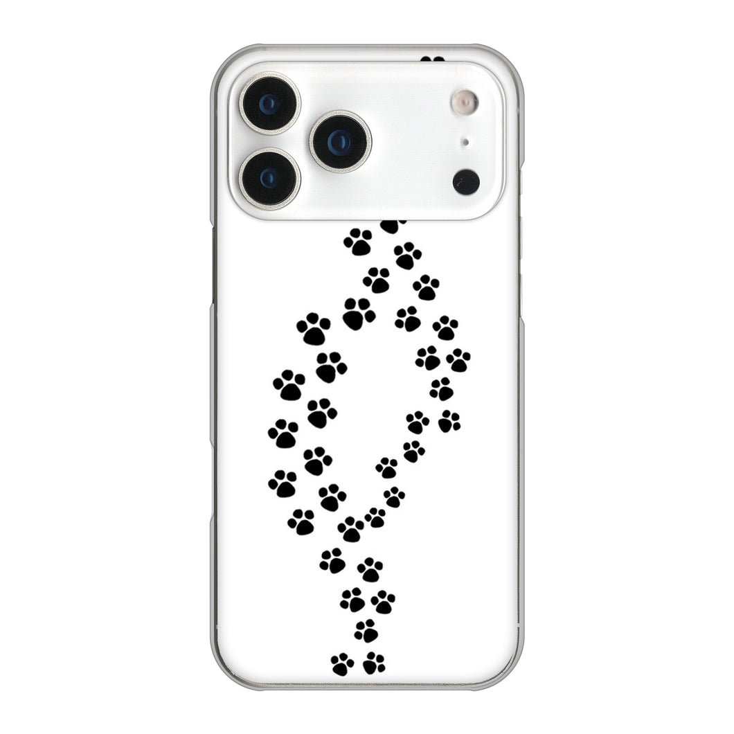 iPhone17 Pro Max 高画質仕上げ 背面印刷 ハードケース 【066 あしあと】