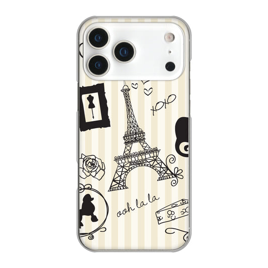 iPhone17 Pro Max 高画質仕上げ 背面印刷 ハードケースLOVE フランス