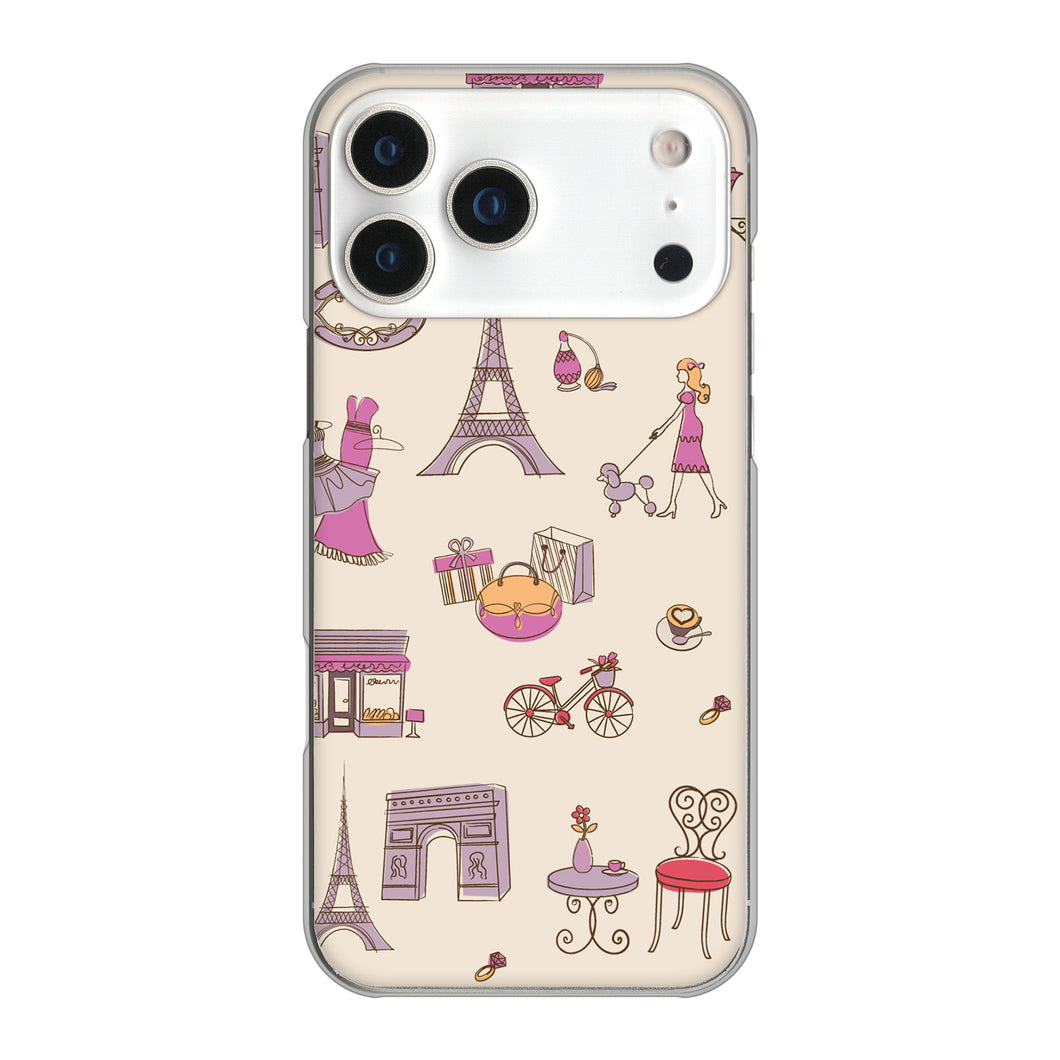 iPhone17 Pro Max 高画質仕上げ 背面印刷 ハードケースLOVE フランス