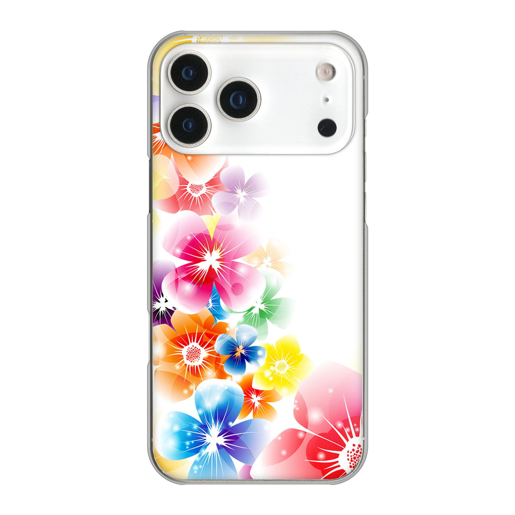 iPhone17 Pro Max 高画質仕上げ 背面印刷 ハードケース 【1209 光と花】