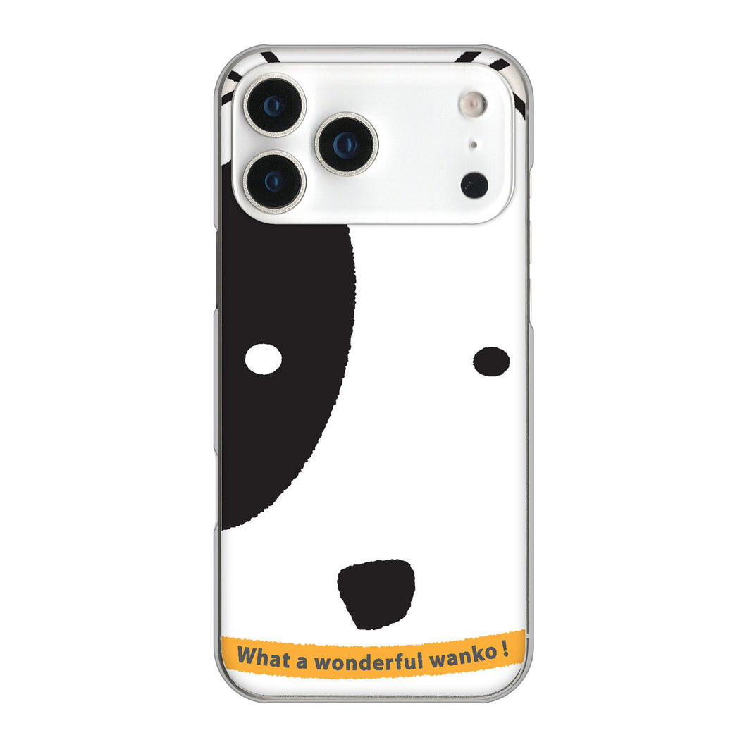 iPhone17 Pro Max 高画質仕上げ 背面印刷 ハードケース 【IA800 わんこ】