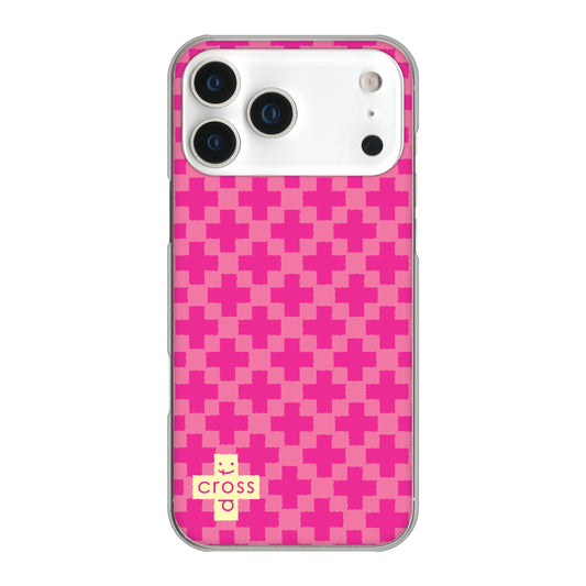 iPhone 17 Pro Max クロスドット ハードケース 背面印刷