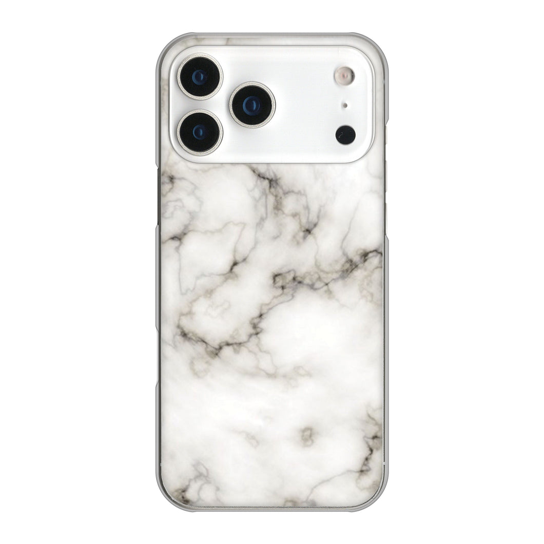 iPhone17 Pro Max 高画質仕上げ 背面印刷 ハードケース大理石BK